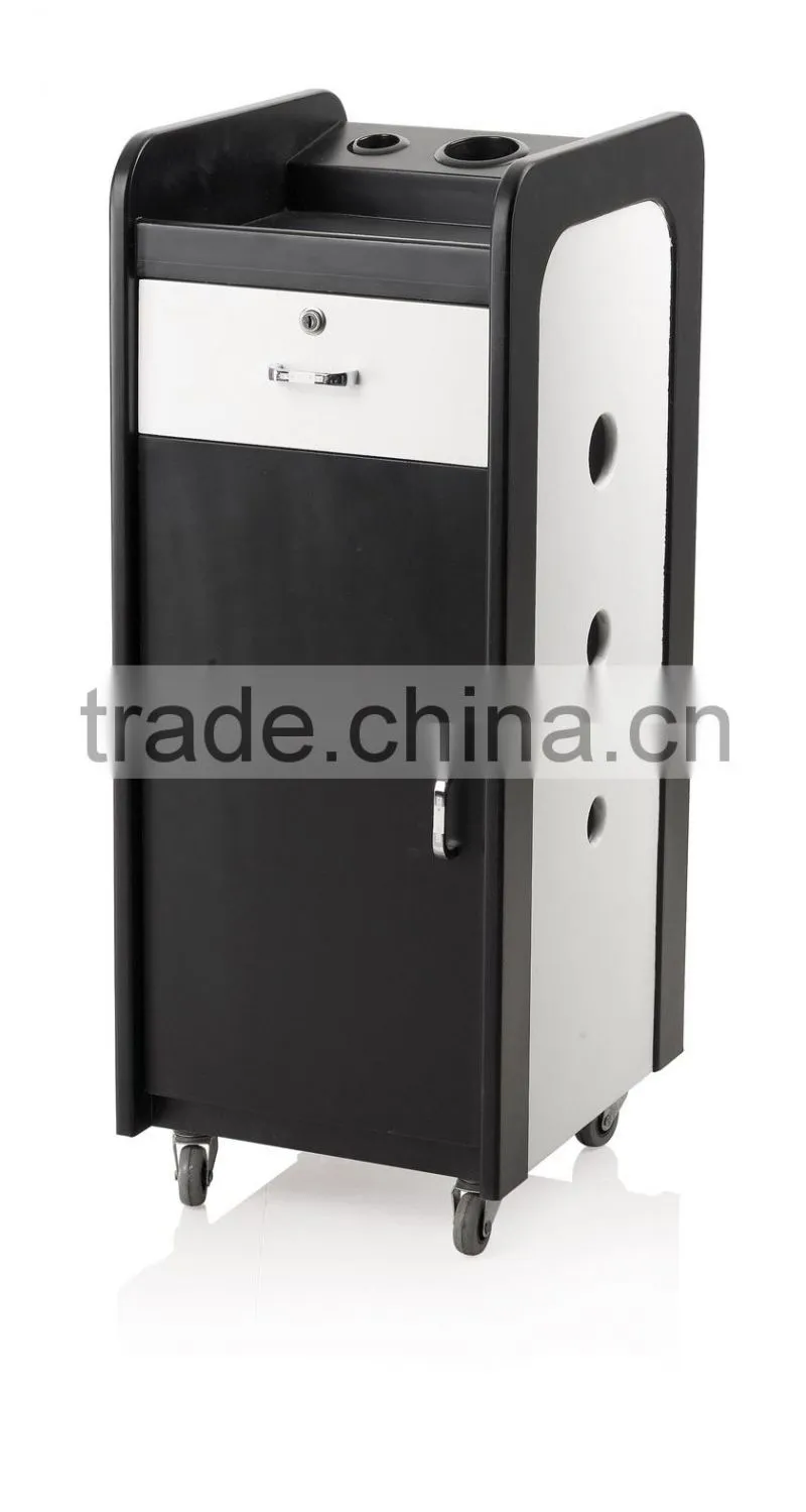 2015 high-class beauty wooden hair salon trolley