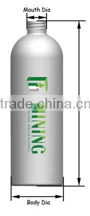 100ml perfume bottle aluminum bottle with spray pump