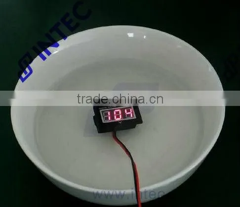Electrical instrument DC 2.5~30V mini Voltage Meters LED voltmeter waterproof voltage
