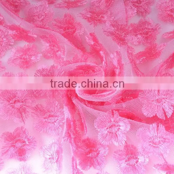Mesh bottom little flower water soluble embroidery lace