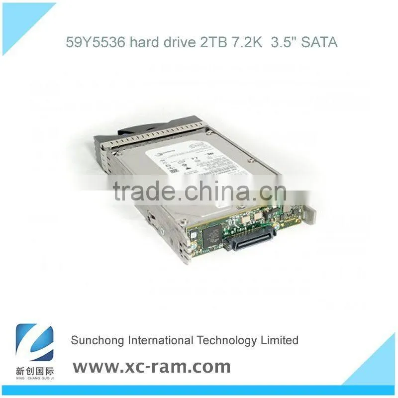 59Y5536 hard drive 2TB 7.2K 3.5" SATA V-DDM internal for DS4000