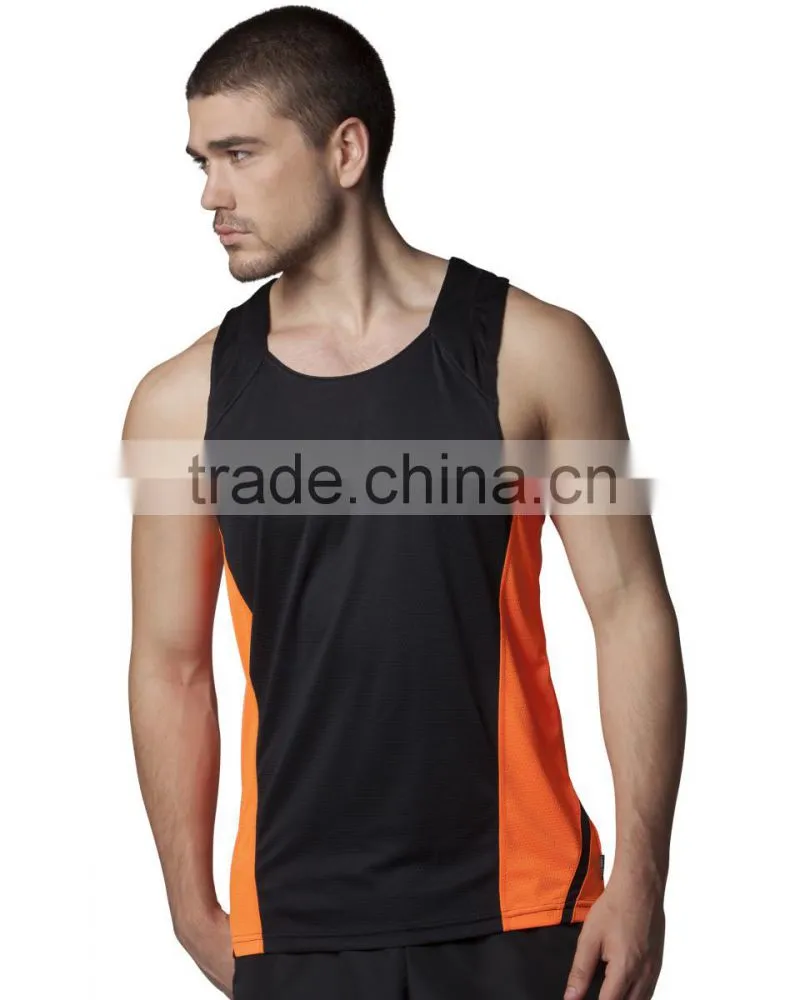 Hot sale sublimation custom mens running vest body building gym tank top wholesale