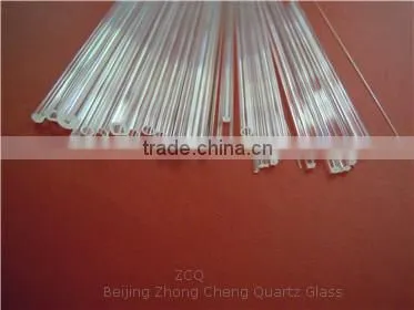 Custom Small diameter Clear Quartz Glass Capillary Tube/tubing OD0.65*ID0.4