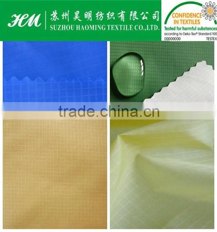 20D polyester taffeta check taffeta fabric