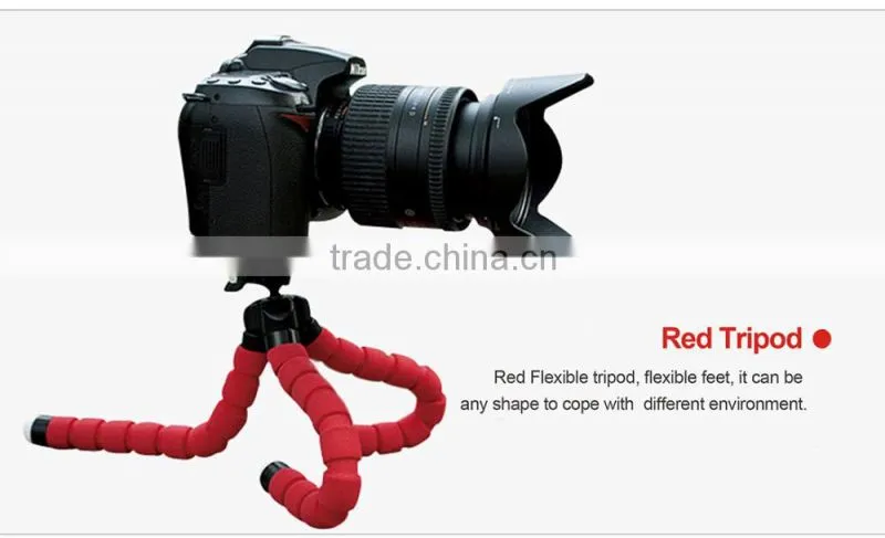 Kingjoy Flexible soft foam EVA tripod for cellphone/digital SLR camera ,Iphone,Android,samsung KT-600