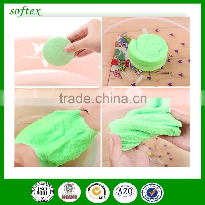 gift , hotel, restaurant Application 100%Cotton Material compressed towels magic towel