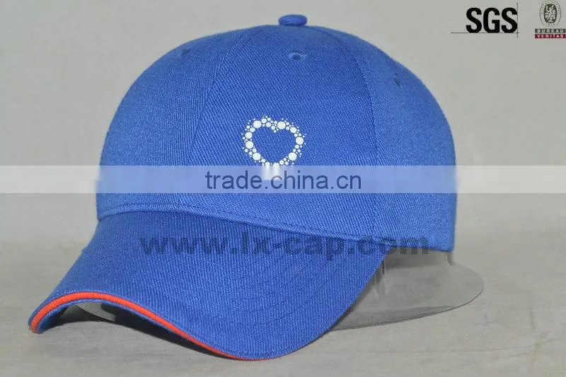 Blue Cotton Sports Cap free size sales promotion