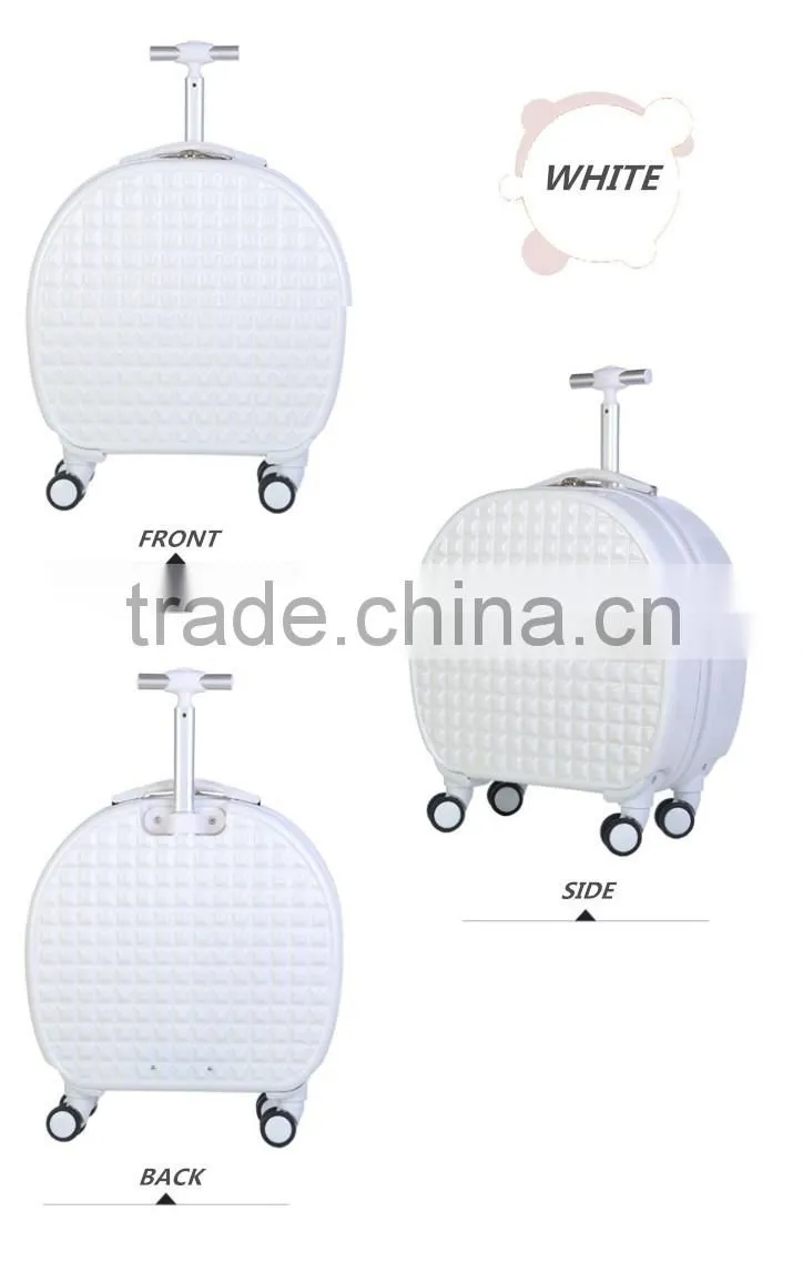 Genuine hard shell luggage ABs PC trolley suitcase factory price