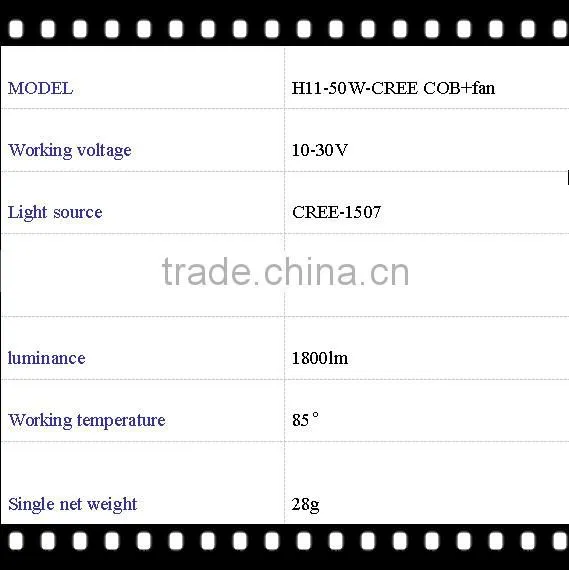 New design and new product H11/1800lm led car headlight