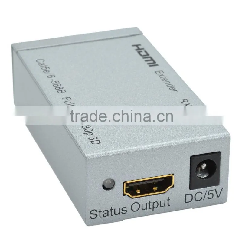 CHEERLINK Full HD 1080P 3D HDMI Extender Set w/ CAT 5 / 6 - Silver