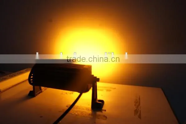 Hot sale 7.5" 12v amber & white color 36w led light bar with flashing