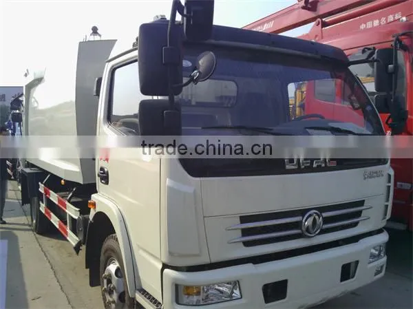 small Dongfeng roll-off garbage truck for sale