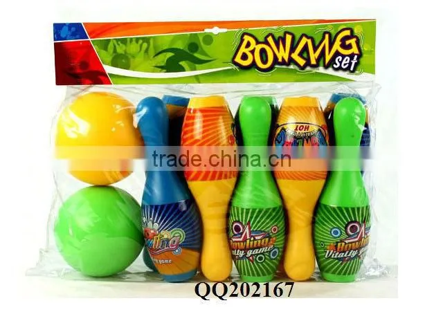 Lovely plastic bowling set toy
