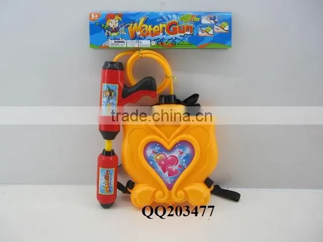 Plastic kids backpack water gun