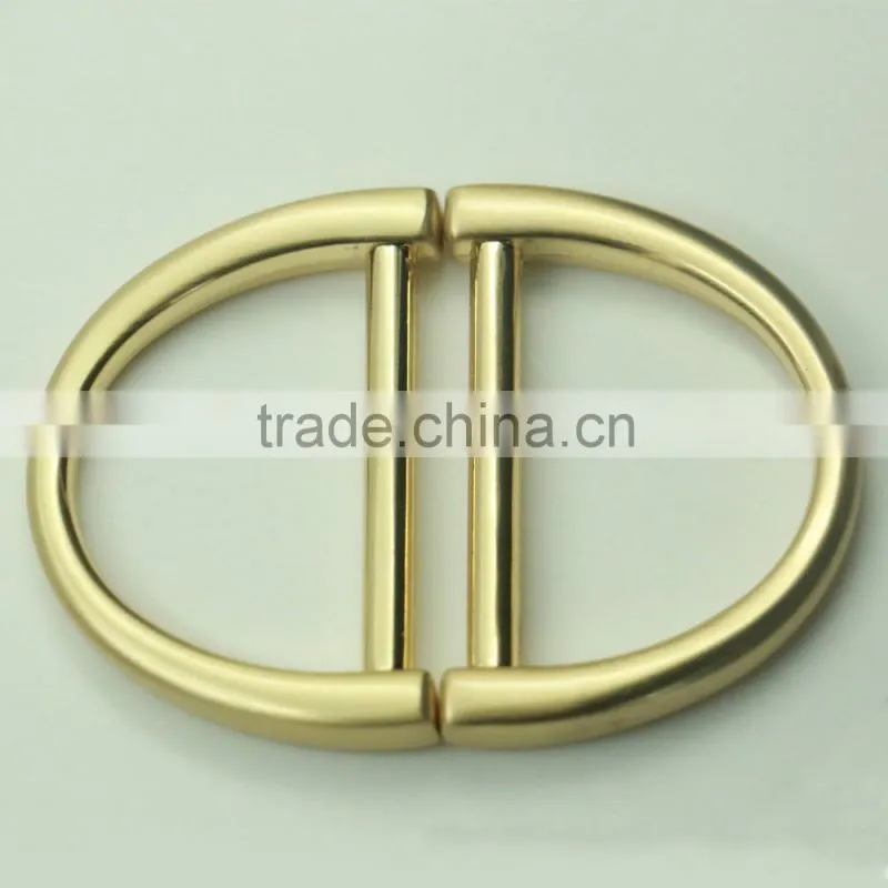 Custom design metal d shape metal buckle for bags