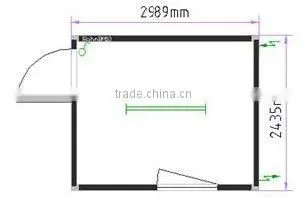 converted container house 20ft accommodation