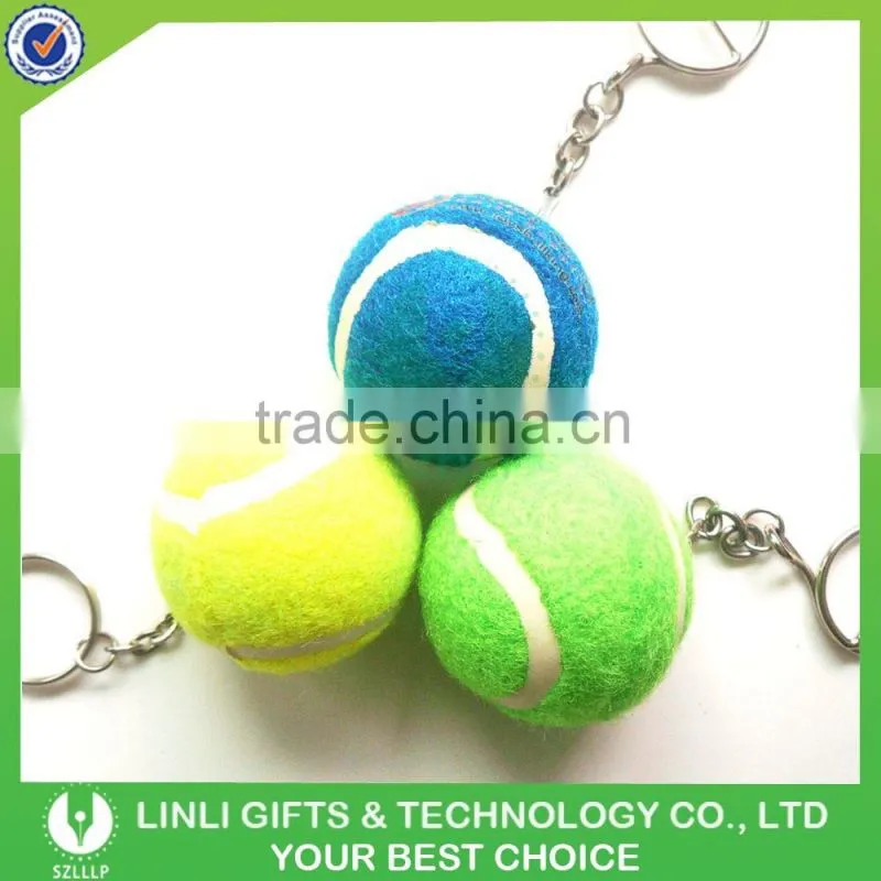 Giveaways Fuzzy Tennis Ball Key Chain