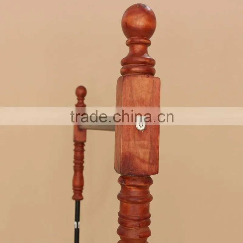 Home furniture Chinese style wood hanging display rack stand
