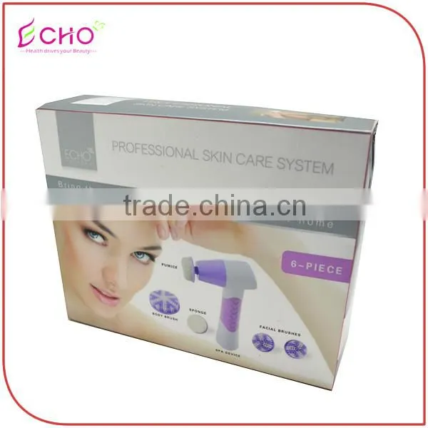 Hot Professional 6 Pieces Spa Skin Care brush system