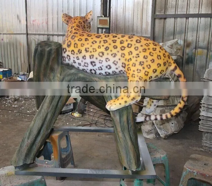 Fiberglass Life size Animal Statue leopard statue