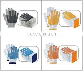 PVC dotted gloves
