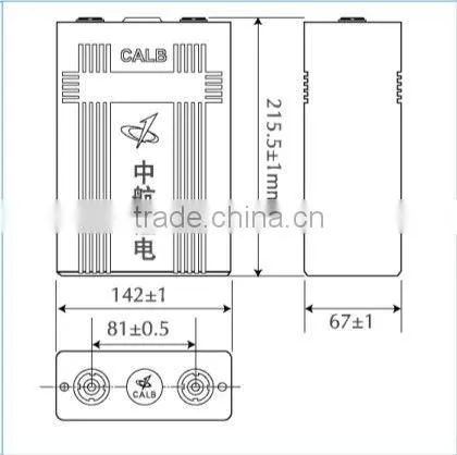 CALB CA100FI battery cell for electric vehicle, energy storage system and telecom