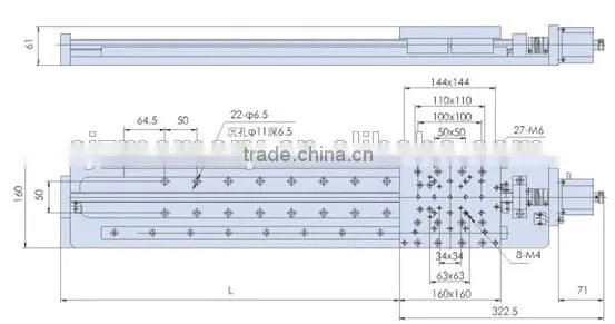 Alibaba Wholesale Motorized Linear Stage Travel 50MM