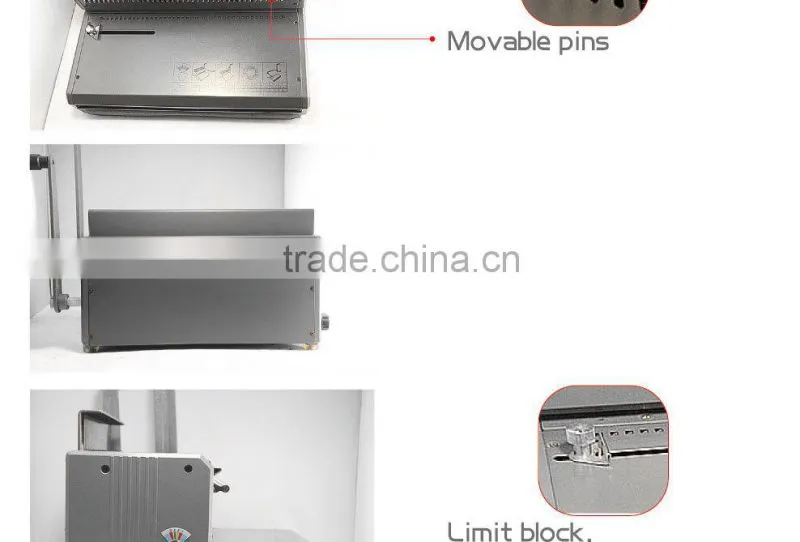 HOPU wire book binding double loop wire machine