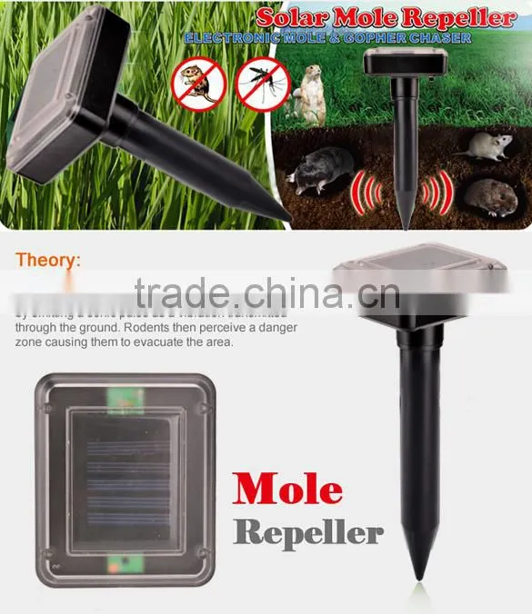 New Solar Portable Mouse Ultrasonic Solar Pest Repeller SV021771