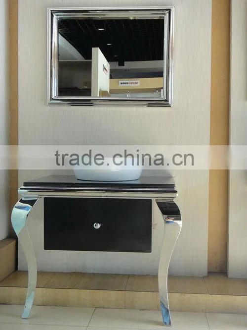 high quality metal vanity bathroom with mirror Y6001