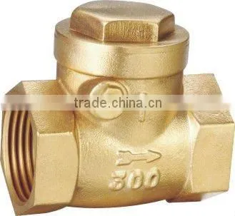 brass swing check valve