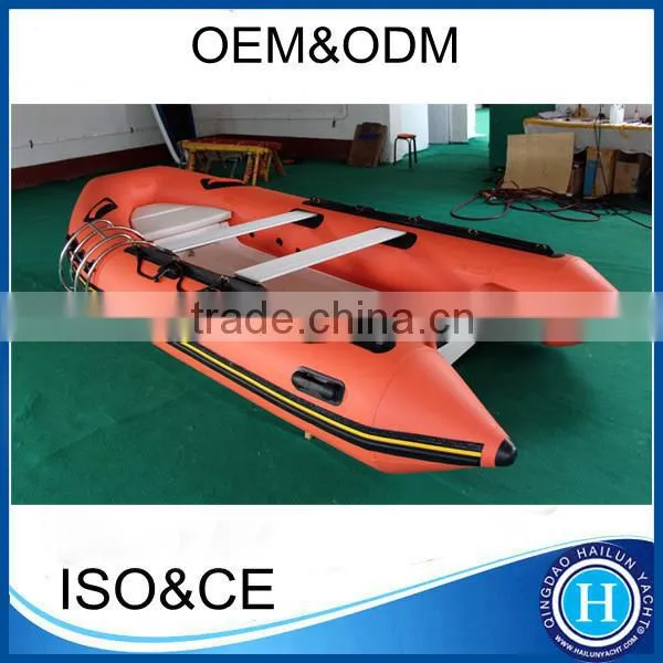 Fiberglass rigid hull rib boat hypalon rib730