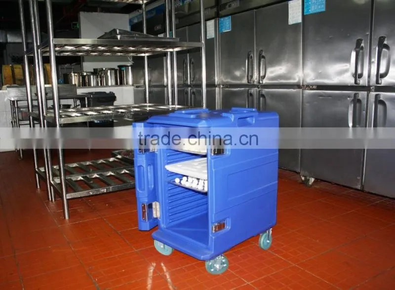 rotomolded chilling food mobile box in catering kichen frezen food storage cooling food insulation box