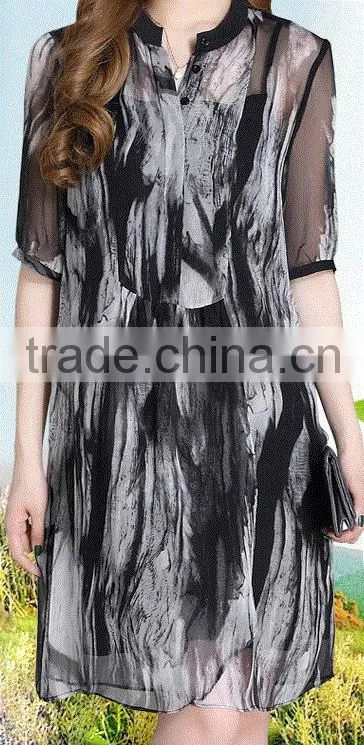 2016 Latest fashion design for matured ladies skirts