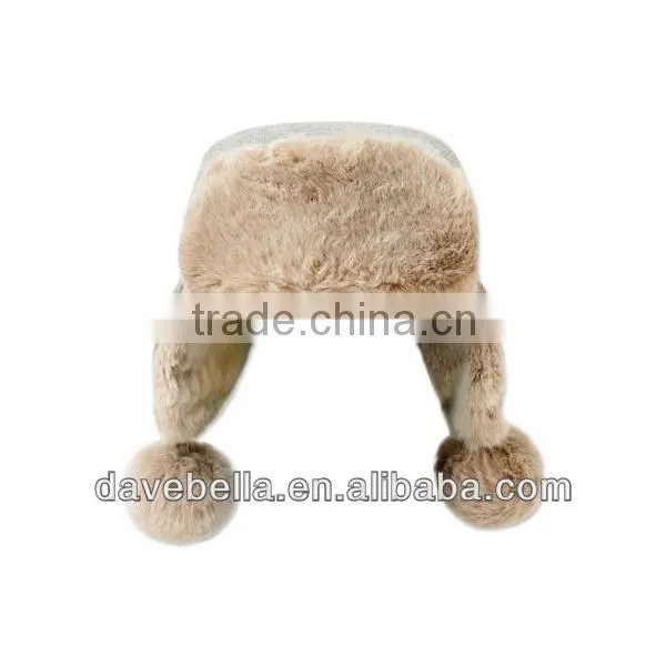 DB321 wholesale dave bella winter baby hat caps newborn hat baby earflat caps