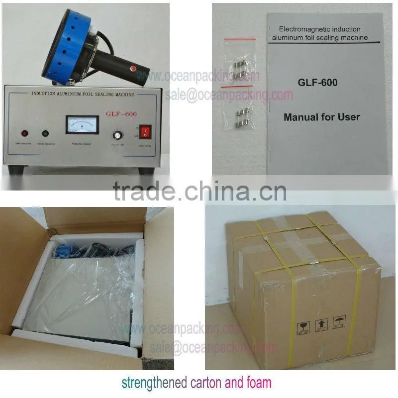 manual pet bottle / glass bottle sealing machine