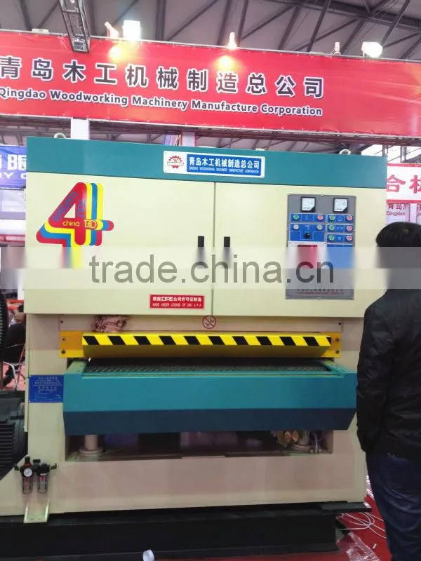 Woodworking Calibrating wide belt sanding machine
