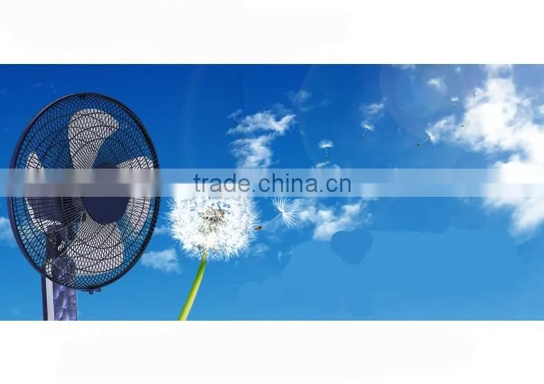 ABS 16 inch stand fan with remote control LED light