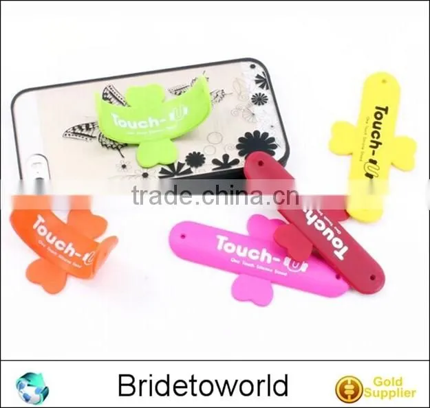 Factory supply hot Touch U Silicone Smart Phone Stand Holder stand mount
