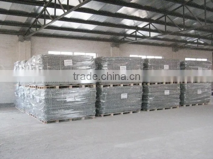 Hot sales galvanized gabions for protecting river bank