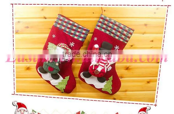 Gift party festival occasion candy package christmas stocking for decoration
