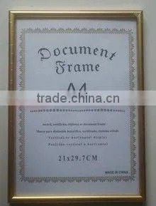 A4 Paper Folder Gold Frame