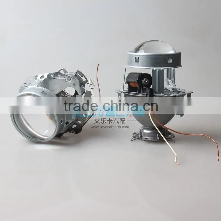 Superb cut off light shape 12v 35w hid projector lens, hid bi-xenon projector lens light for universal cars