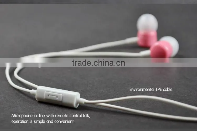 ULDUM best selling bass earphone illuminated candy earphone for children and girls