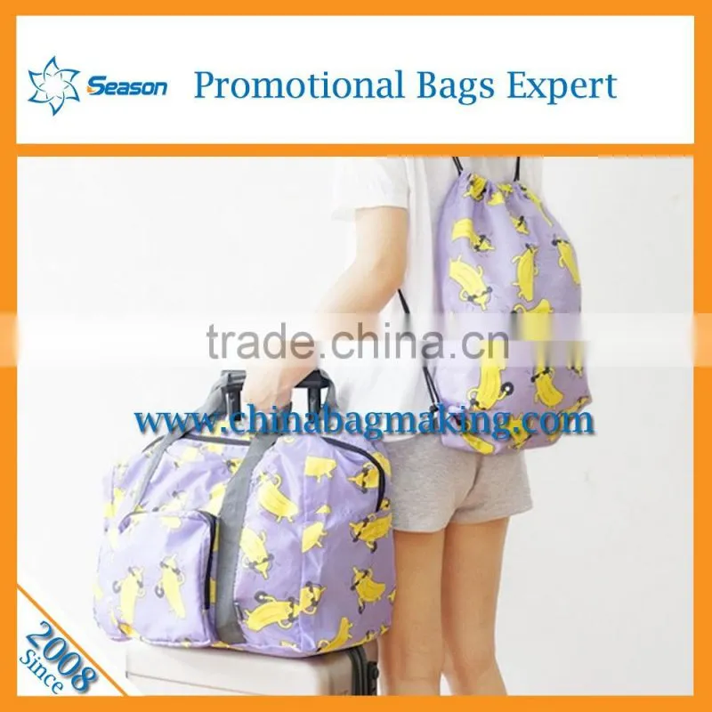 Hot sale Handbag manufacturer Yiwu Gym bag drawstring sports bag backpack
