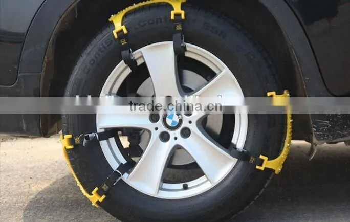2015 new TPU emergency snow tyre chain, antiskid tyre chain