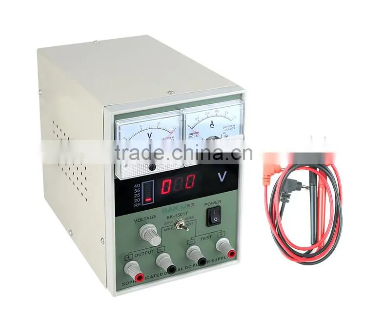 Best sale BAKU DC maintenance power supply service for any mobile phone (BK 1501T)