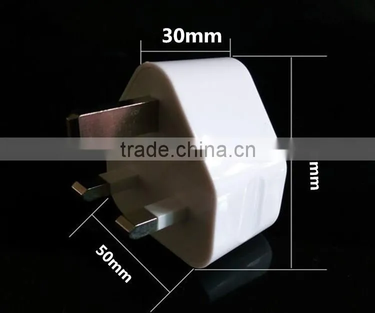 CE RoHS Approved UK Plug Dual USB Charger For Phone