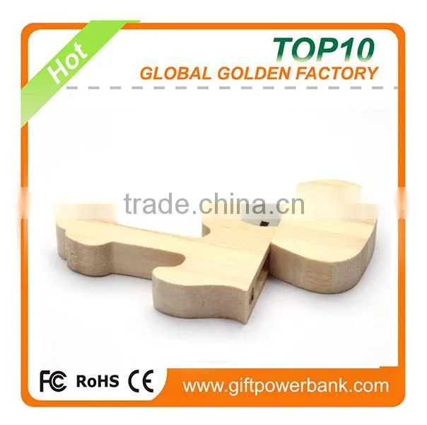 Christmas Gift Wooden Violin USB Flash Pen Drive
