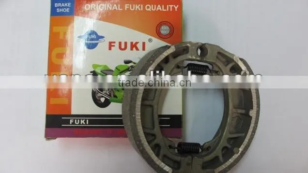 High quality non-asbestos GY6 125 brake shoe for motorcycle